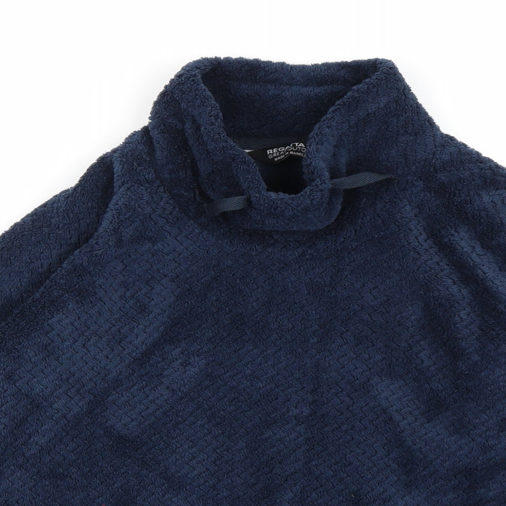 Regatta Boys Blue  Fleece Pullover Sweatshirt Size 7-8 Years