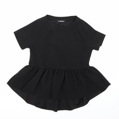SHIEN Womens Black   Basic Blouse Size XS