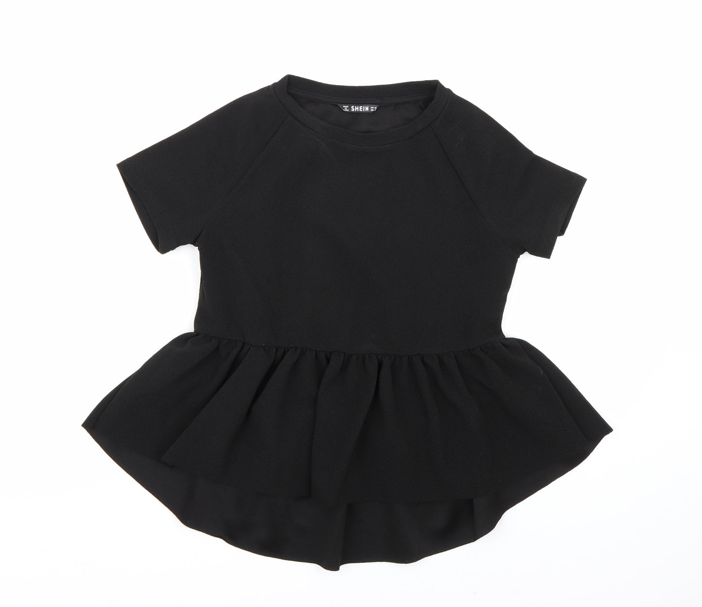 SHIEN Womens Black   Basic Blouse Size XS