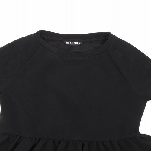 SHIEN Womens Black   Basic Blouse Size XS
