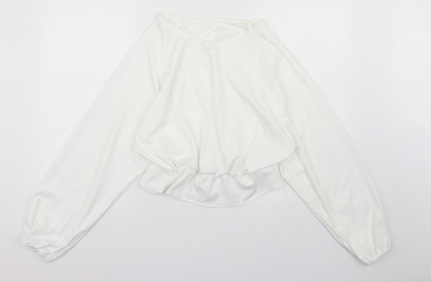 Preworn Womens White   Basic Blouse Size S