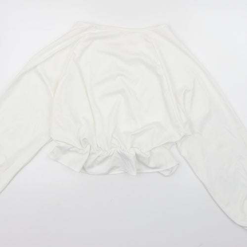 Preworn Womens White   Basic Blouse Size S