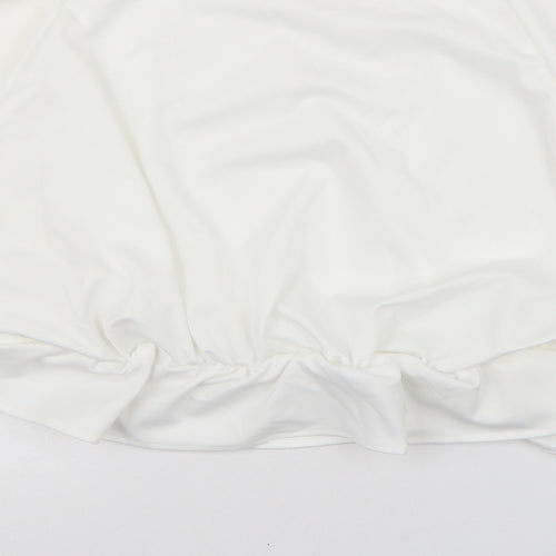 Preworn Womens White   Basic Blouse Size S