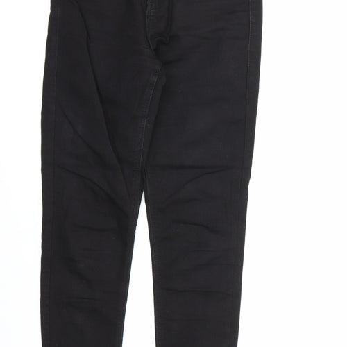 Topshop Womens Black  Denim Skinny Jeans Size 28 in L32 in