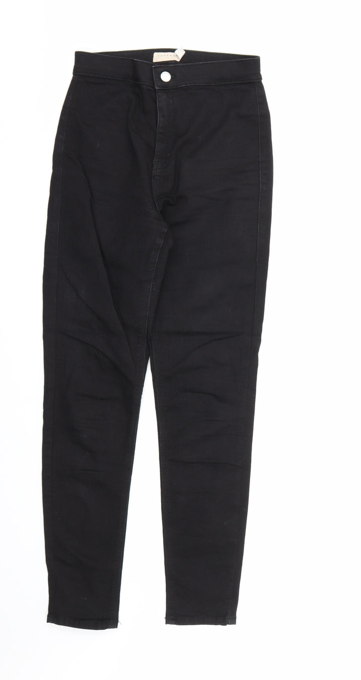 Topshop Womens Black Denim Skinny Jeans Size 28 in L32 in
