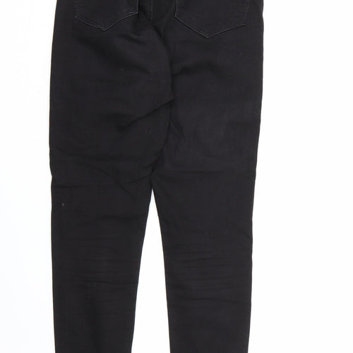 Topshop Womens Black  Denim Skinny Jeans Size 28 in L32 in