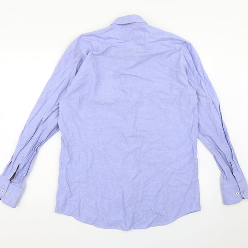 Cavani Mens Blue    Button-Up Size L