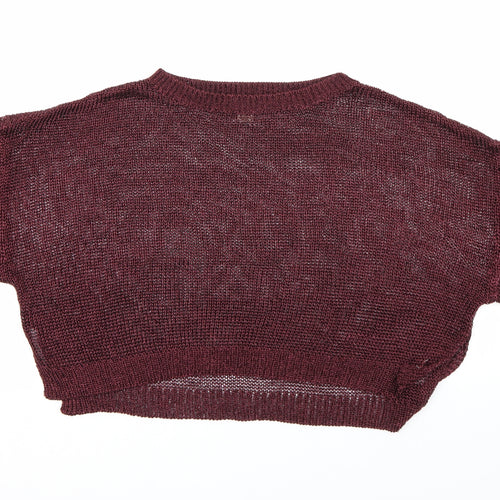 H&M Womens Brown   Pullover Jumper Size 6