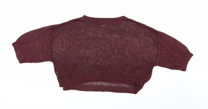 H&M Womens Brown   Pullover Jumper Size 6