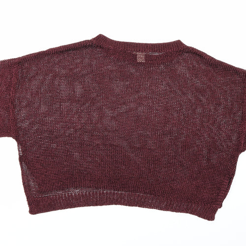 H&M Womens Brown   Pullover Jumper Size 6