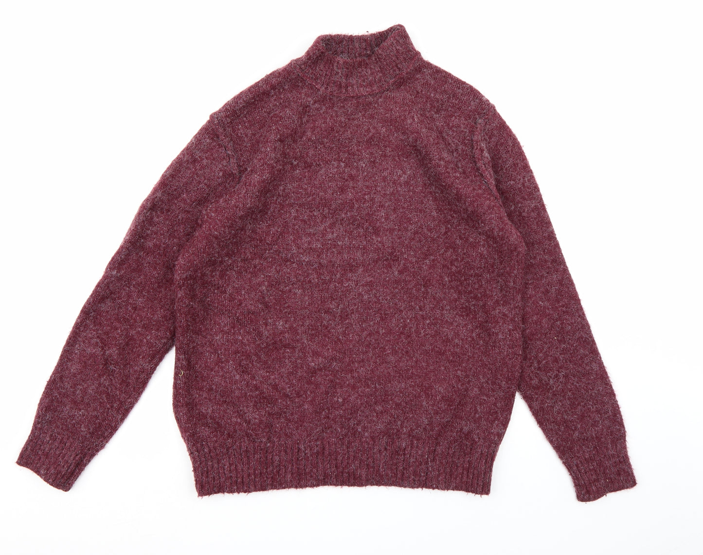 Farrell Mens Purple  Knit Pullover Jumper Size 2XL