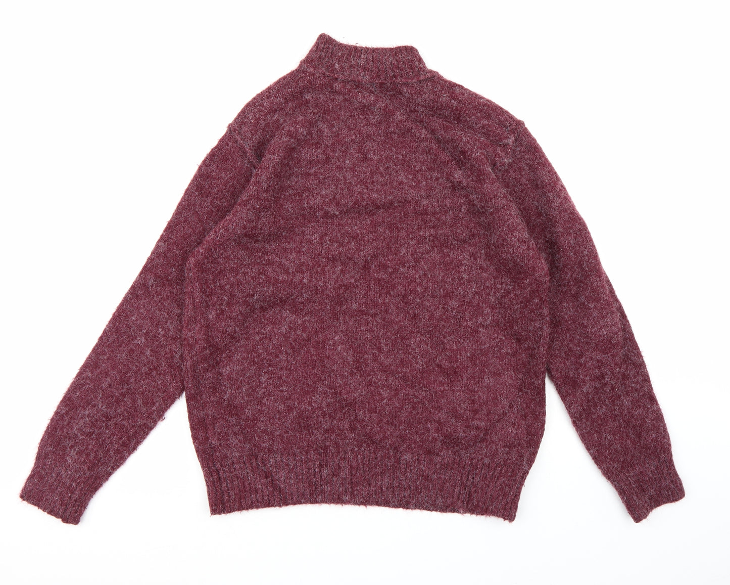 Farrell Mens Purple  Knit Pullover Jumper Size 2XL