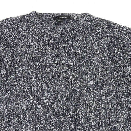 Cedar Wood State Mens Blue  Knit Pullover Jumper Size M
