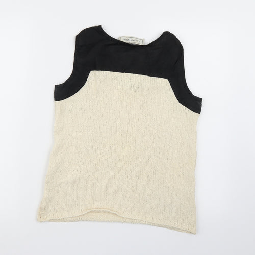 La Confidence Womens Beige  Knit Pullover Jumper Size L