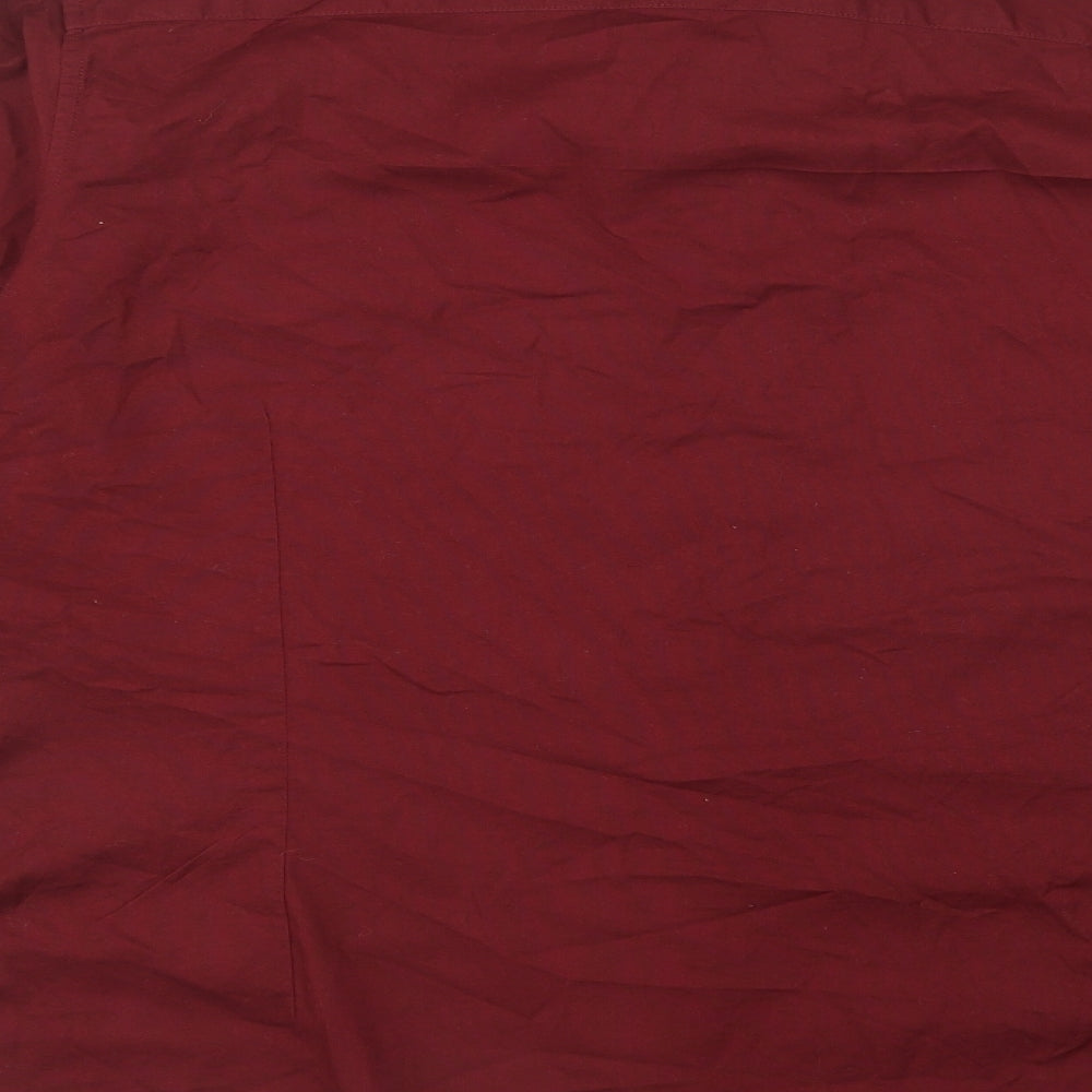 NEXT Mens Red    Dress Shirt Size XL