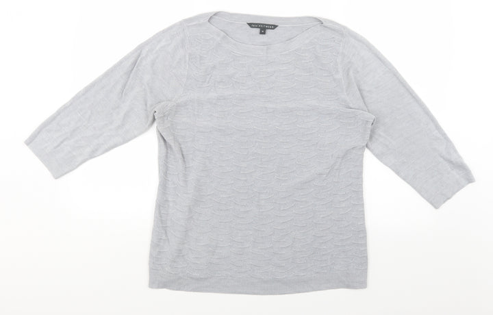 Bonmarché Womens Grey   Pullover Jumper Size 18