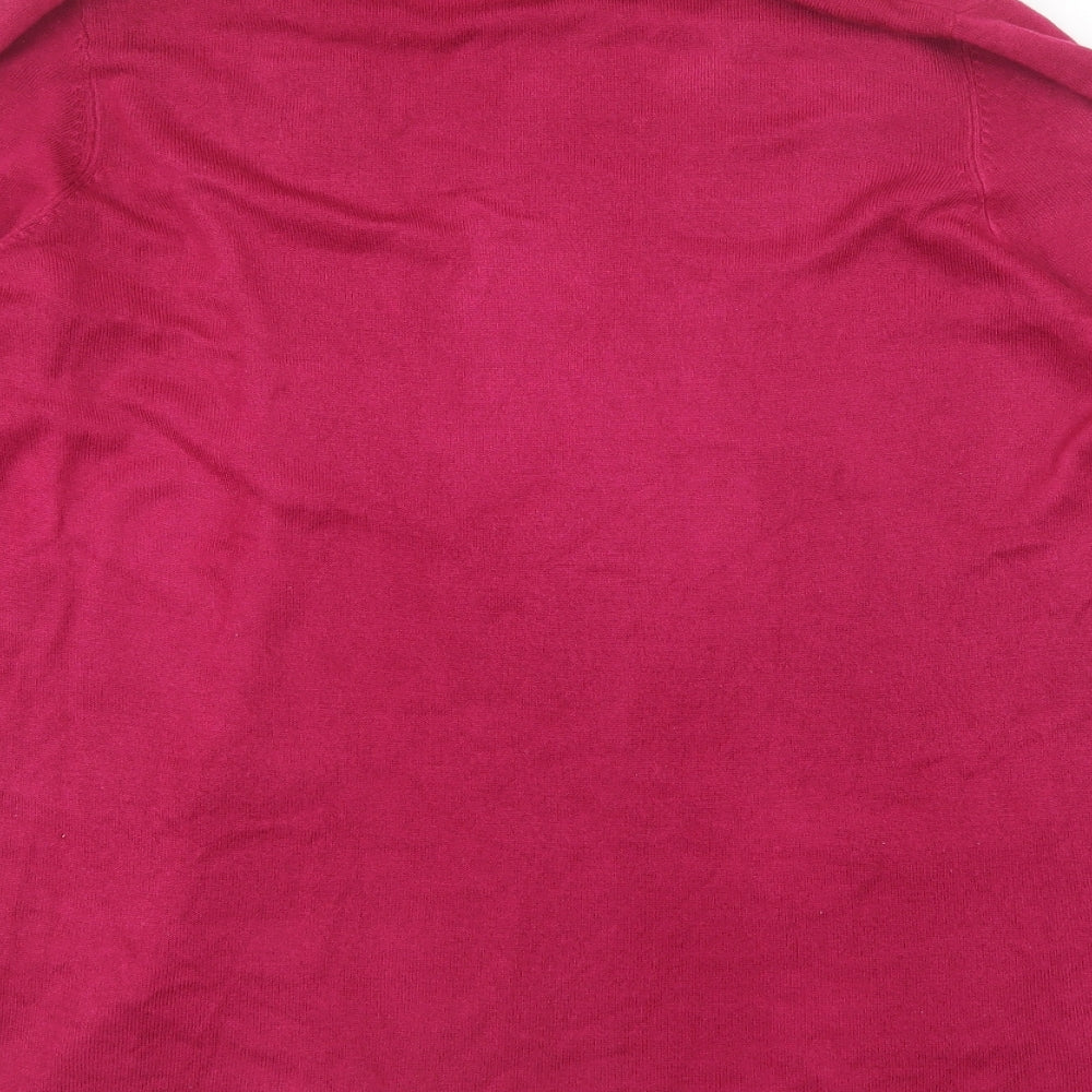 Bonmarché Womens Pink   Cardigan Jumper Size 16