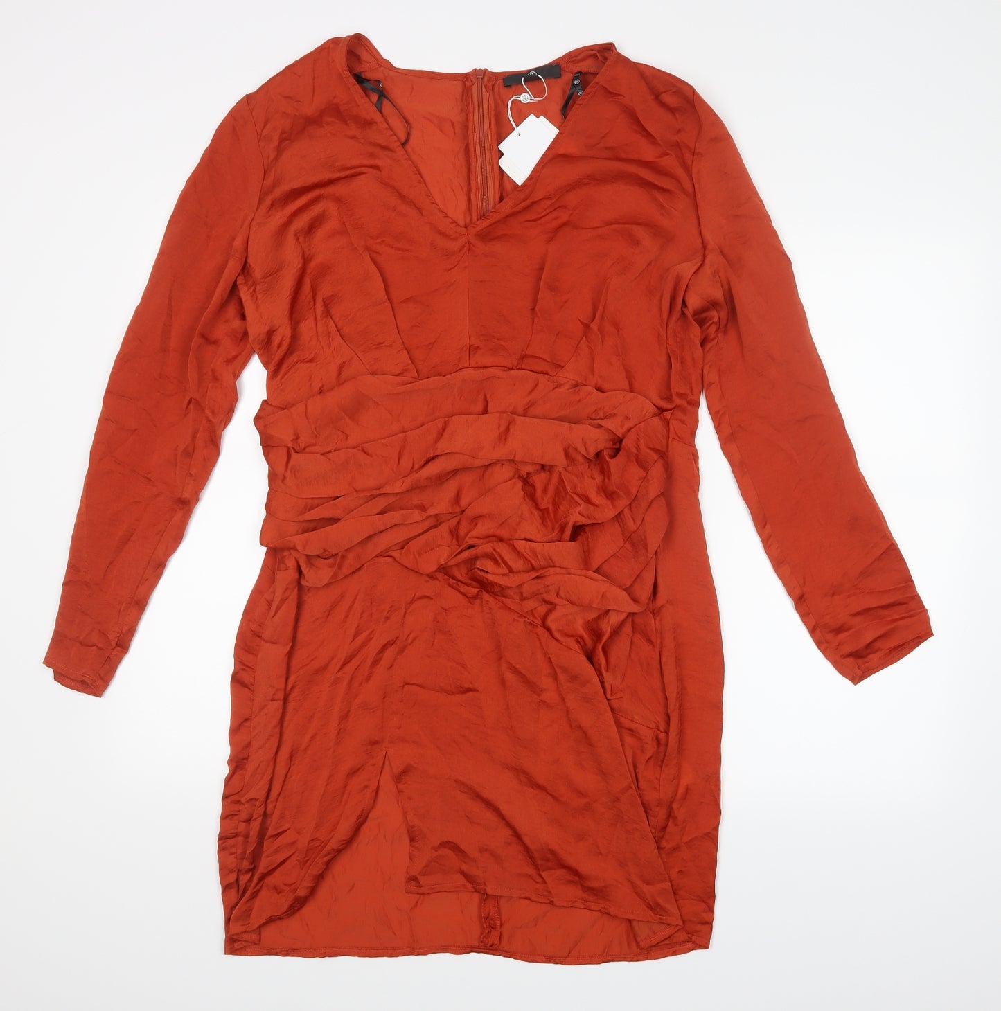 Missguided Womens Orange   Shift  Size 18