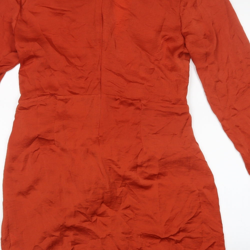 Missguided Womens Orange   Shift  Size 18
