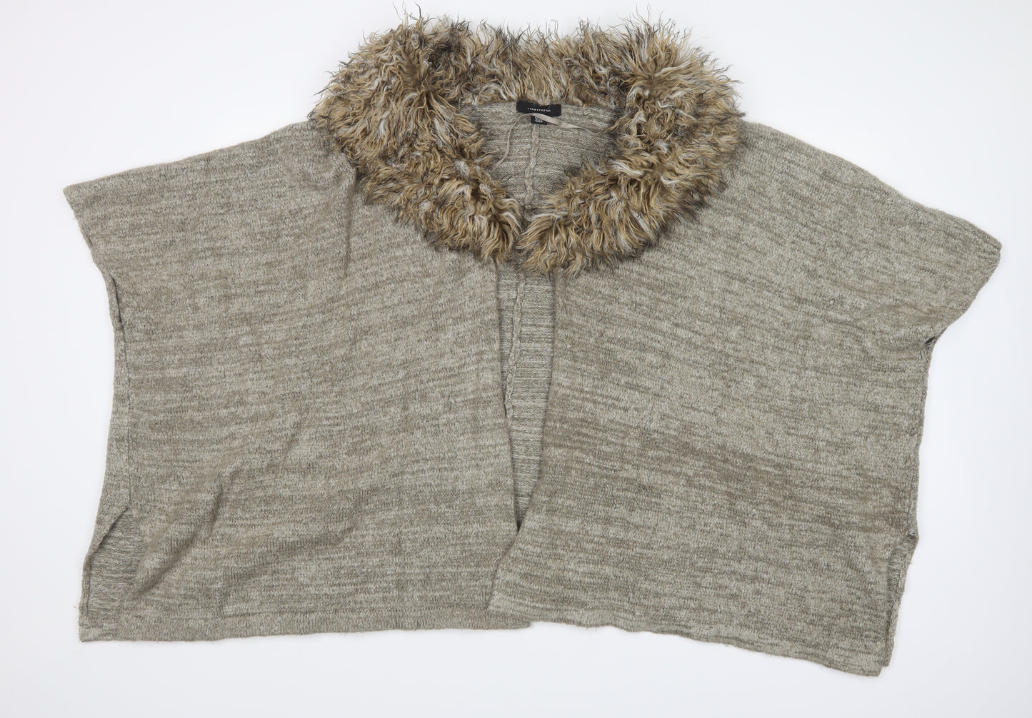 Atmosphere Womens Beige   Cardigan Jumper One Size
