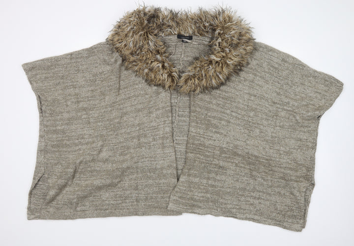 Atmosphere Womens Beige   Cardigan Jumper One Size