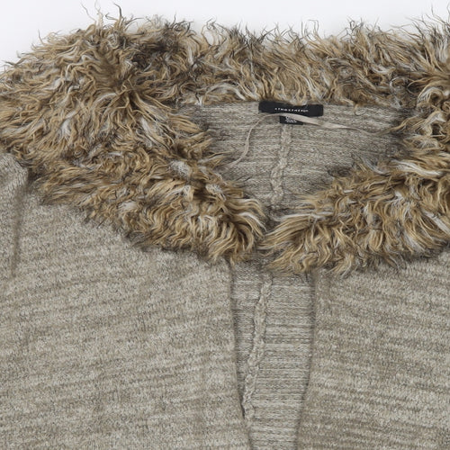 Atmosphere Womens Beige   Cardigan Jumper One Size