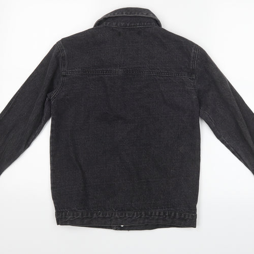 Daisy Street Womens Black  Denim Jacket  Size XS