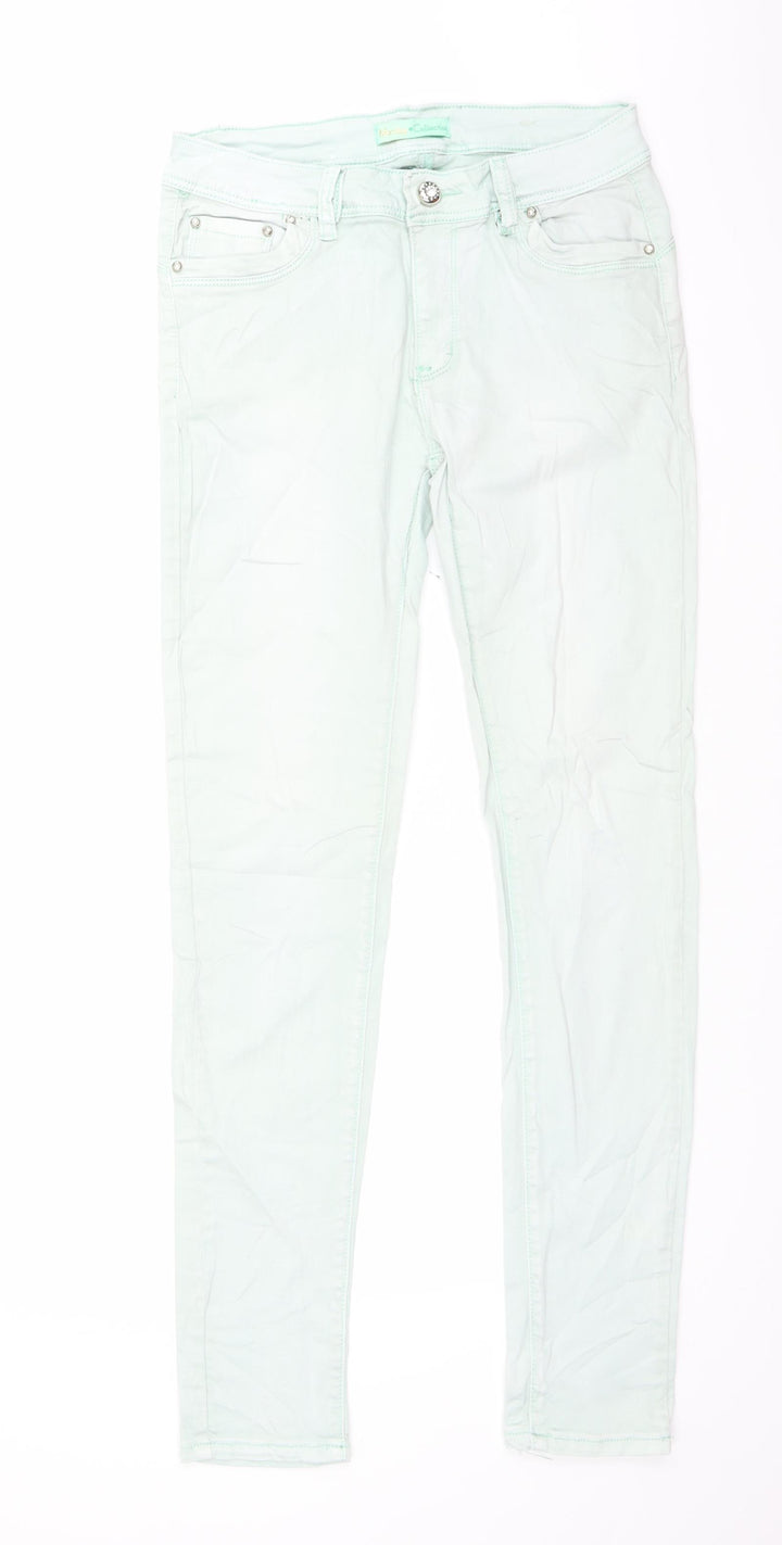 Monday Womens Green  Denim Straight Jeans Size 29 in L29 in