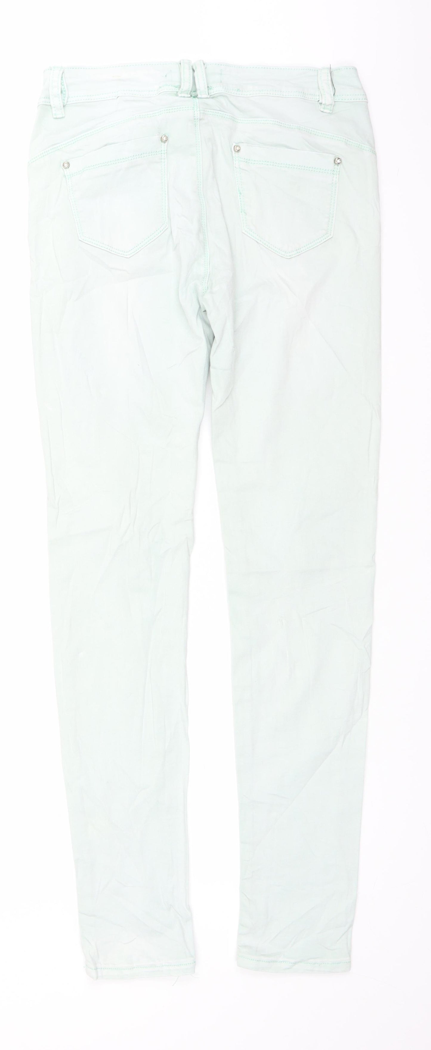 Monday Womens Green  Denim Straight Jeans Size 29 in L29 in