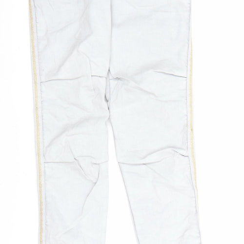 Maryley Womens Grey  Denim Straight Jeans Size 10 L30 in