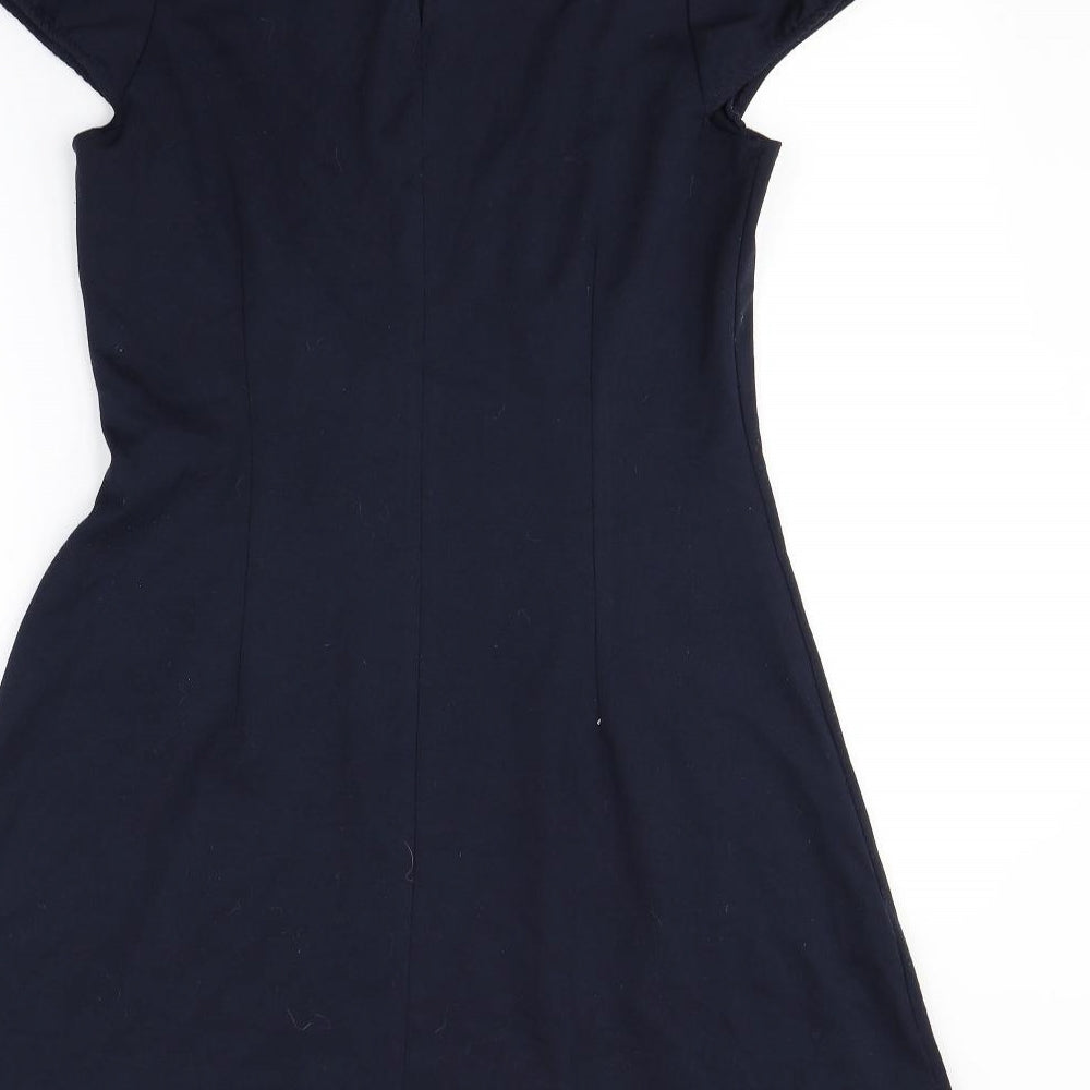 Papaya Womens Blue   Sheath  Size 14