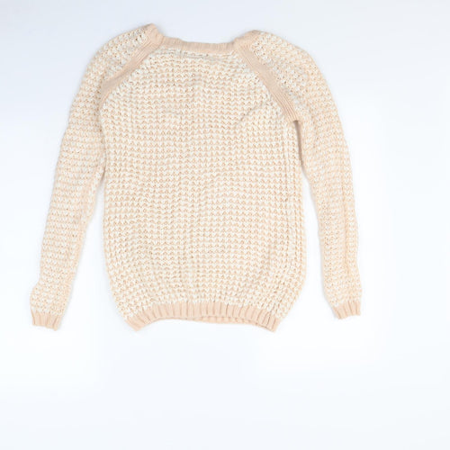 Republic Womens Orange   Pullover Jumper Size 8
