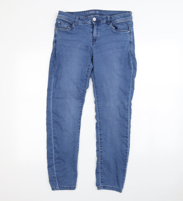 Preworn Womens Blue   Straight Jeans Size 32 in L30 in