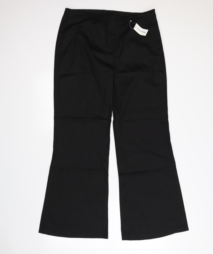 Variations Womens Black   Dress Pants Trousers Size 36 in L32 in