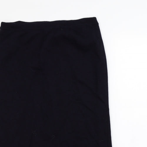 Preworn Womens Blue   Straight & Pencil Skirt Size 34 in