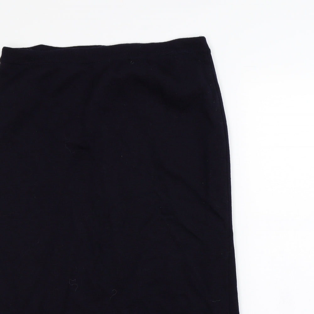 Preworn Womens Blue   Straight & Pencil Skirt Size 34 in