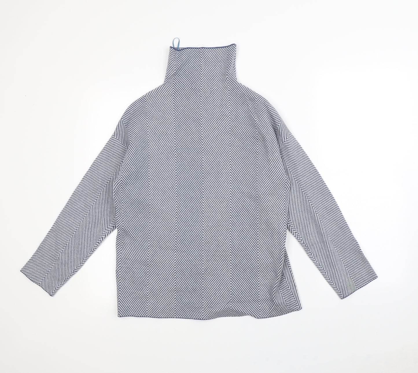 Preworn Womens Blue Striped  Pullover Jumper Size 10