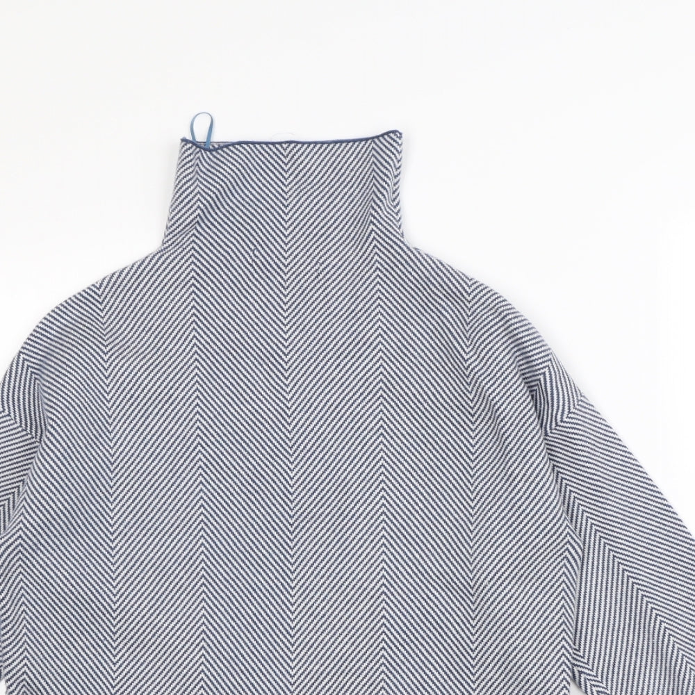 Preworn Womens Blue Striped  Pullover Jumper Size 10