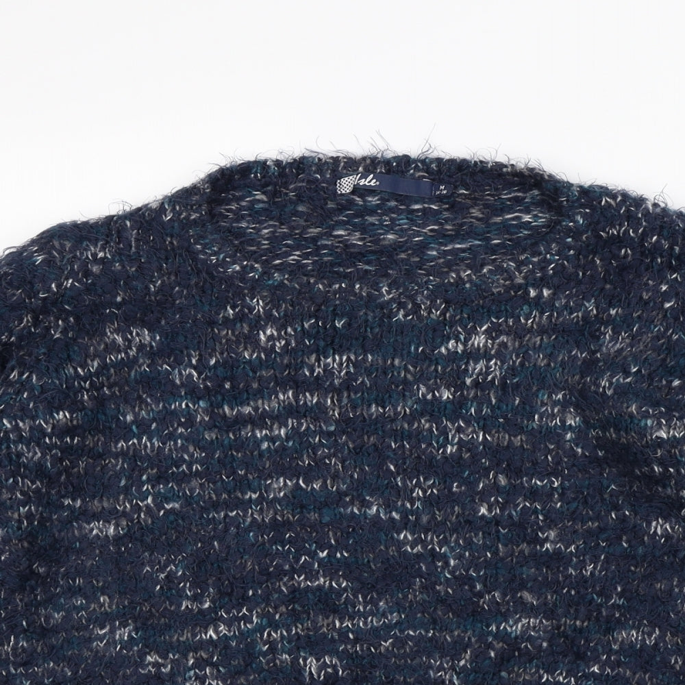 Isle Womens Blue   Pullover Jumper Size M