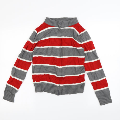 Preworn Boys Multicoloured Striped  Jacket  Size 12 Years