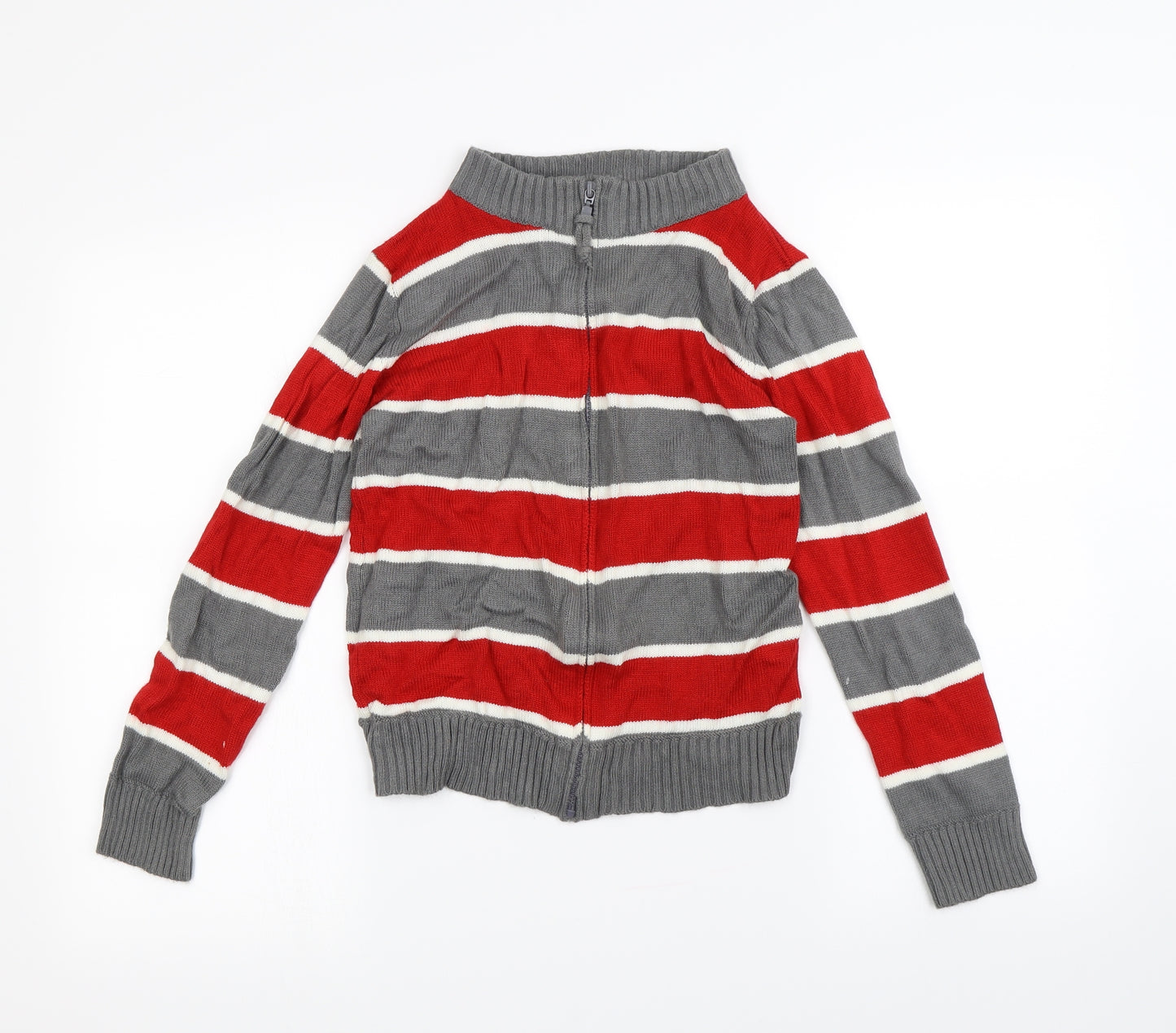 Preworn Boys Multicoloured Striped  Jacket  Size 12 Years