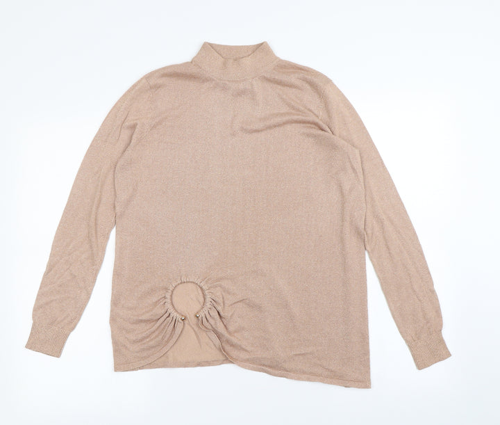 River Island Womens Beige Pullover Jumper Size 10