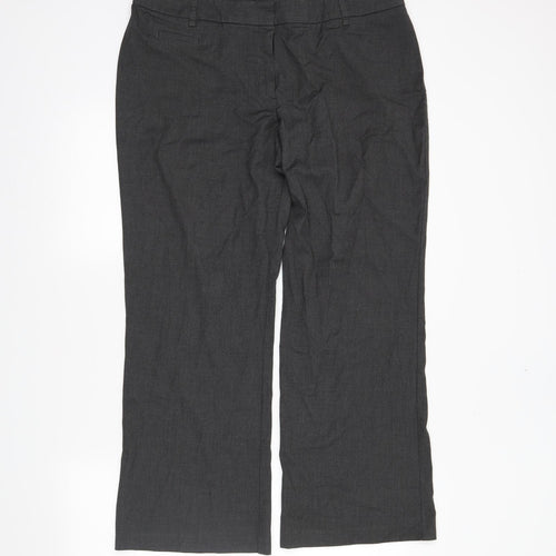 M&S Womens Grey   Trousers  Size 16 L29 in
