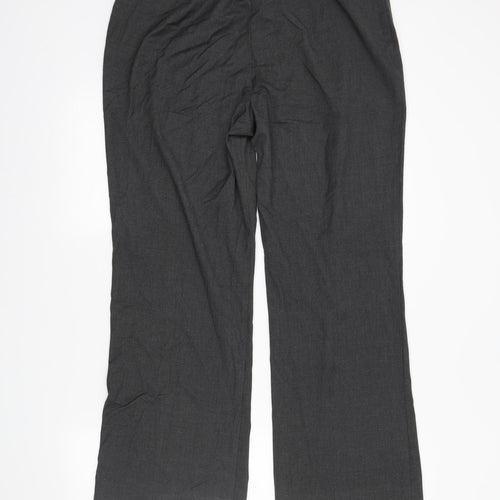 M&S Womens Grey   Trousers  Size 16 L29 in