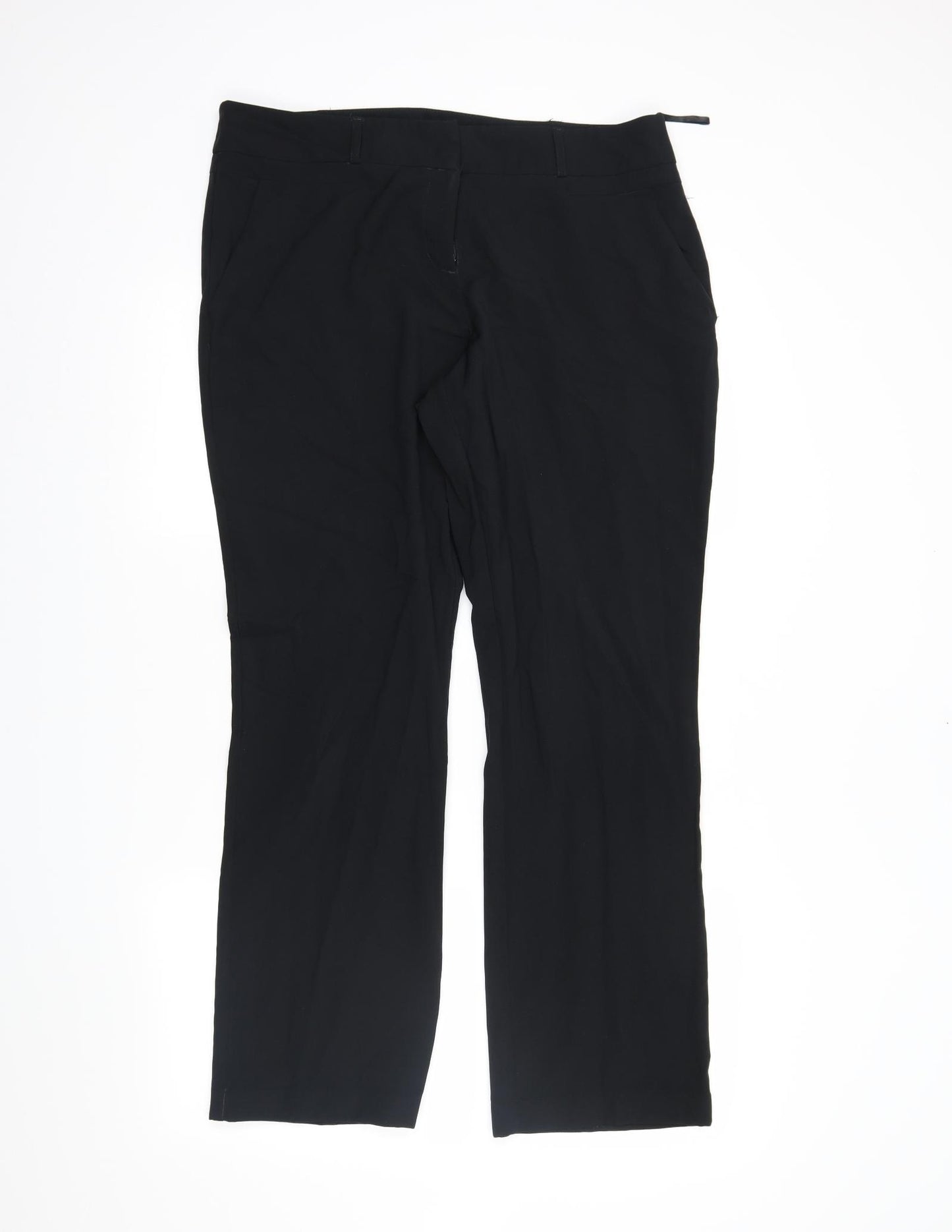Dorothy Perkins Womens Black   Trousers  Size 14 L27 in