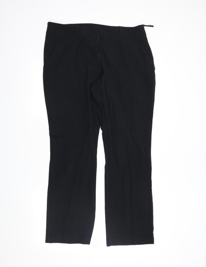 Dorothy Perkins Womens Black   Trousers  Size 14 L27 in