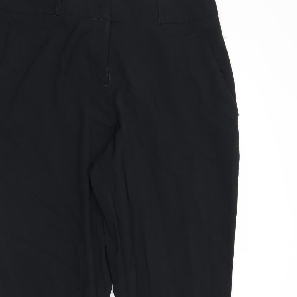 Dorothy Perkins Womens Black   Trousers  Size 14 L27 in