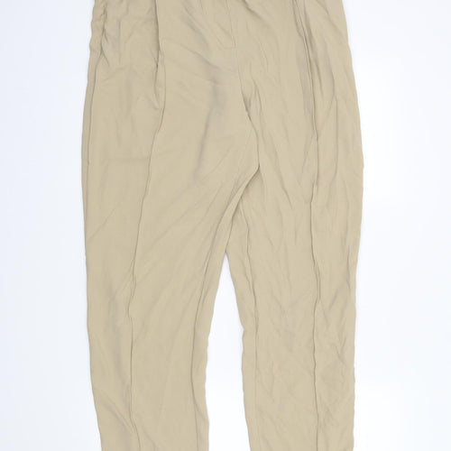 M&S Womens Beige   Trousers  Size 18 L28 in