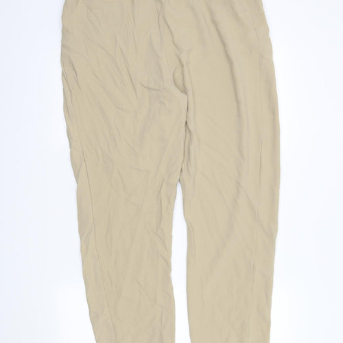 M&S Womens Beige   Trousers  Size 18 L28 in