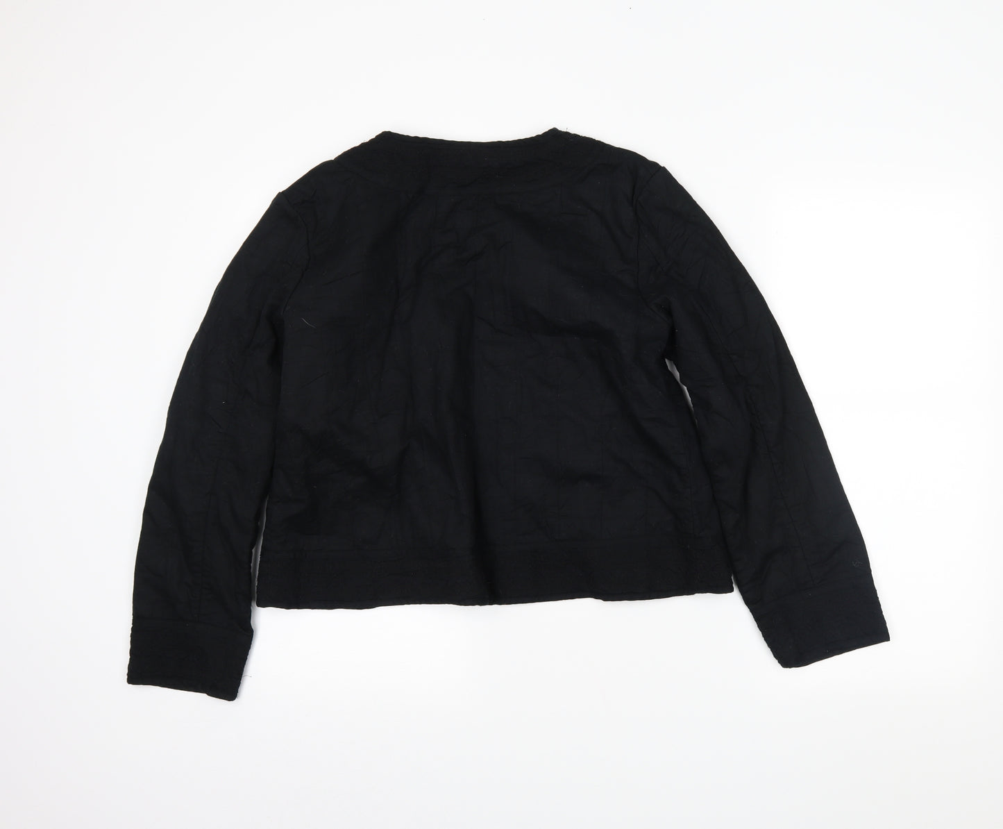 M&S Womens Black   Jacket Coatigan Size 18